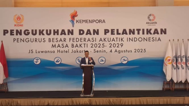 kepengurusan-akuatik-indonesia-2025-2029-diresmikan,-anindya-bakrie-gaet-para-legenda-dan-tokoh-nasional