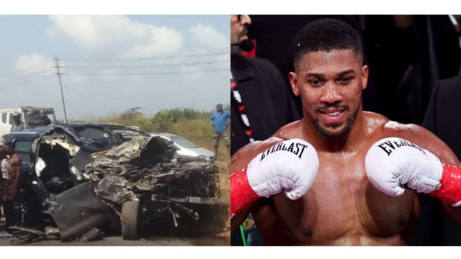 mobil-anthony-joshua-remuk-di-nigeria,-dua-orang-terdekatnya-tewas