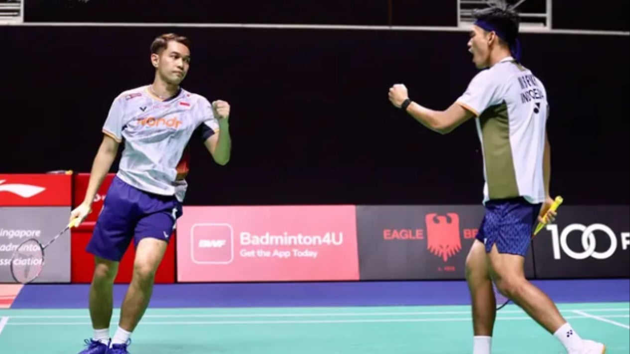 fajar/fikri-runner-up-singapore-open-2026,-sempat-menang-gim-pertama-sebelum-ditaklukkan-ganda-india